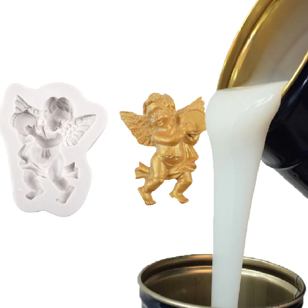 Model making silicone rubber silicon material High temperature resistance for gypsum molds rtv silicone