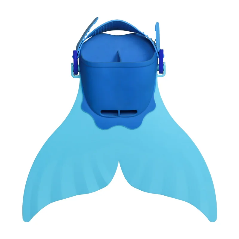  New Designs children Mermaid flippers Monofin Siamese Whale tail for kids