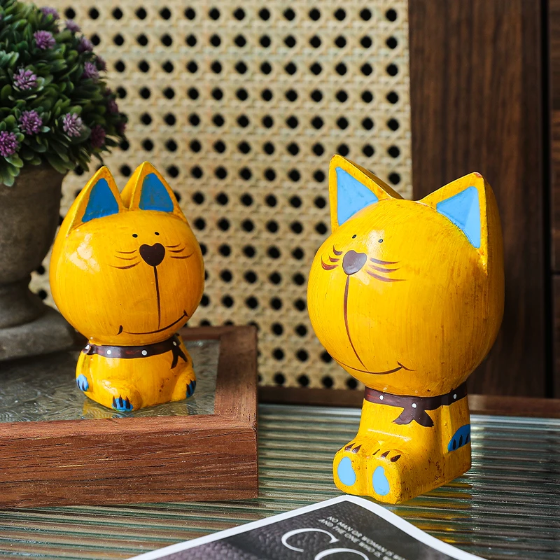 Nordic Inspired Garfield Wooden Decor - Brighten Your Living and Dining Spaces with Cute Cartoon Charm
