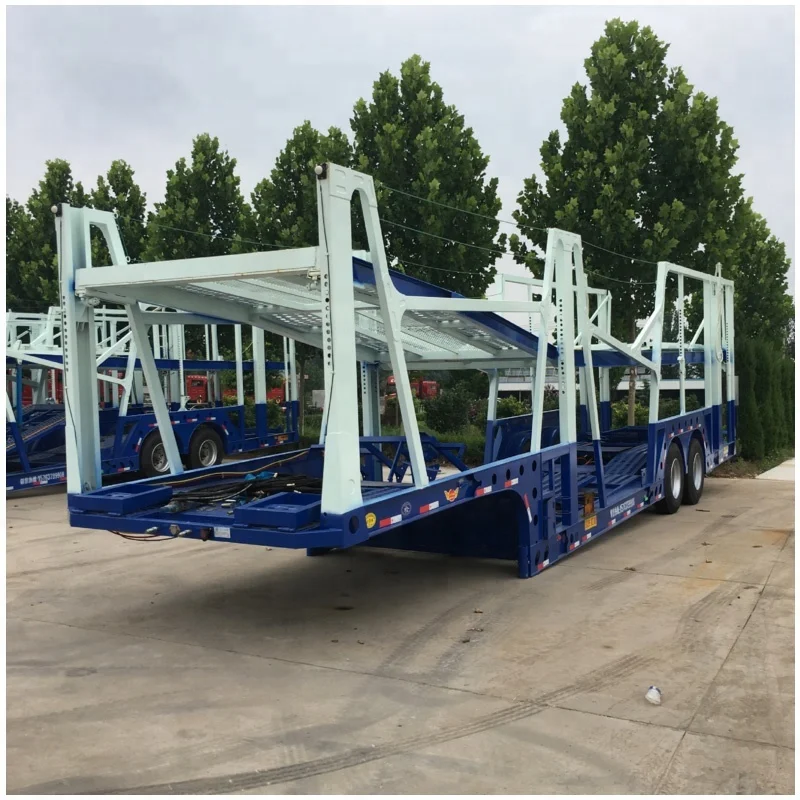 New 2 Axle 3 Axle Transporter Vehicle Carrier 8 Car Trailers For Sale
