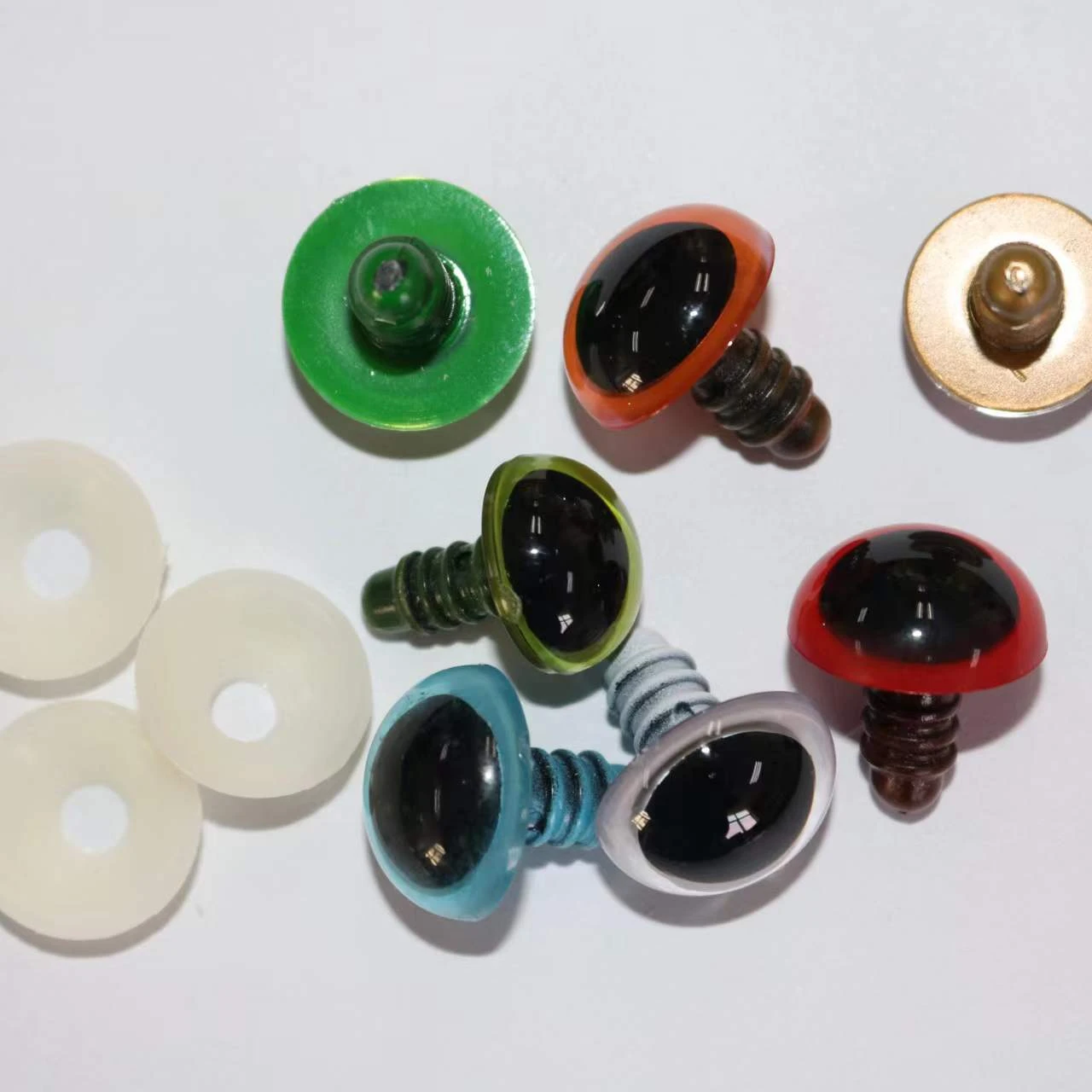 Plastic Safety DIY Doll Toy Eyes for Animal Puppet Crafts Teddy Bear Dolls Accessories With Washers