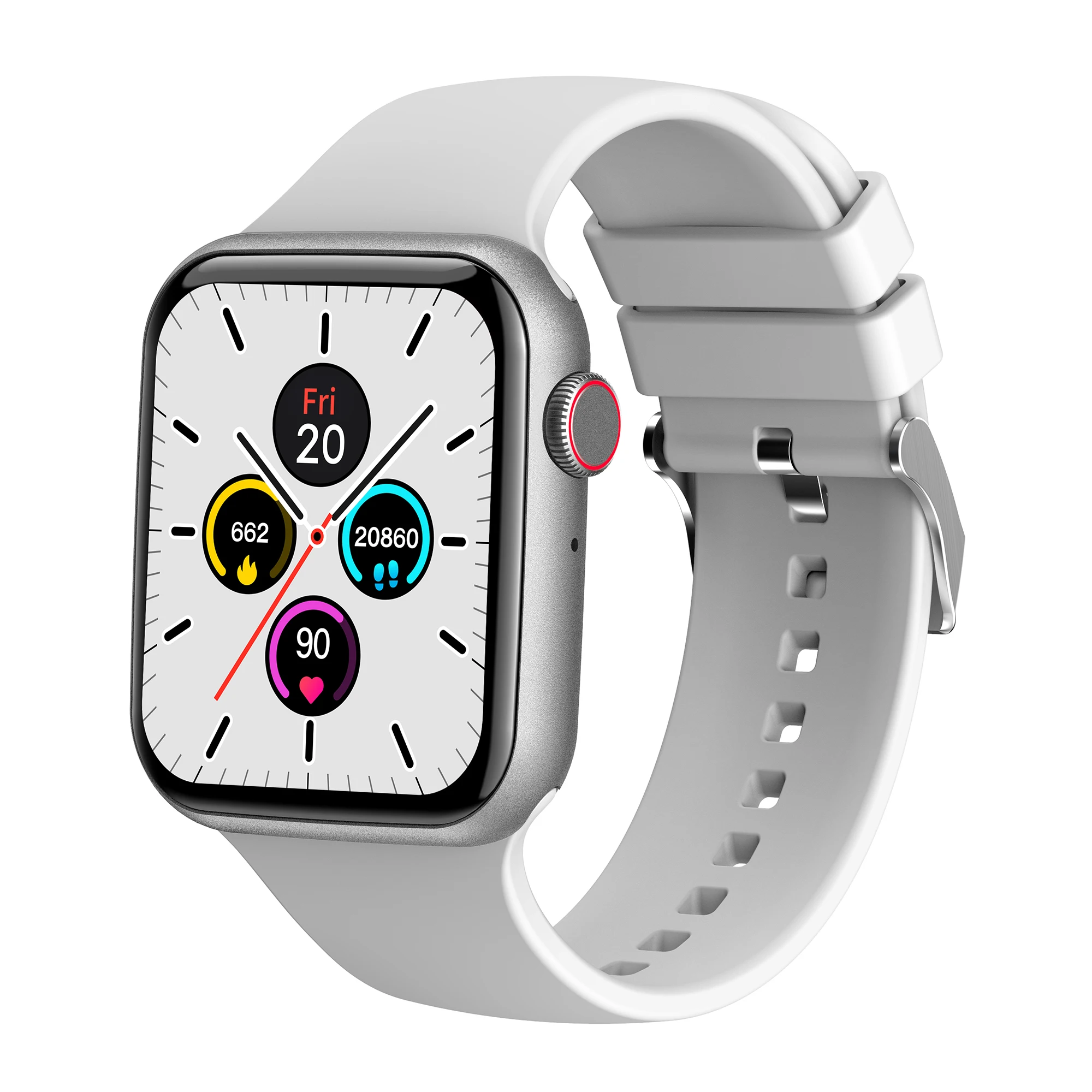 2022 Wholesale Elegant Smart Watch BT Calling Real Blood Oxygen Dynamic Heart Rate Monitor 1.69inch Screen Dafit Smartwatch W32