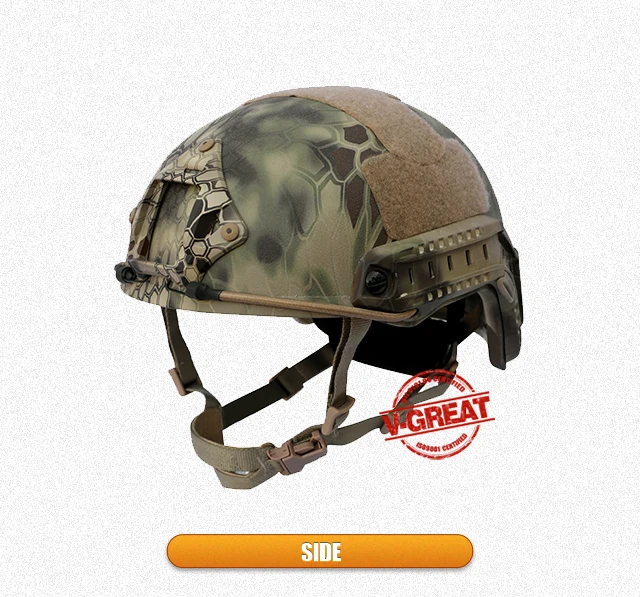 FAST type bulletproof helmet Khaki color