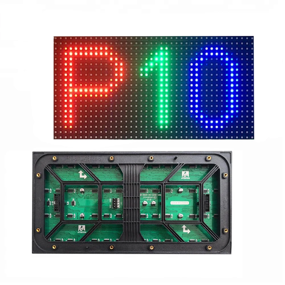 Модуль светодиодного дисплея p6 p8 p10 hub75 rgb p10, модуль светодиодного дисплея pixel 1/2 scan outdoor