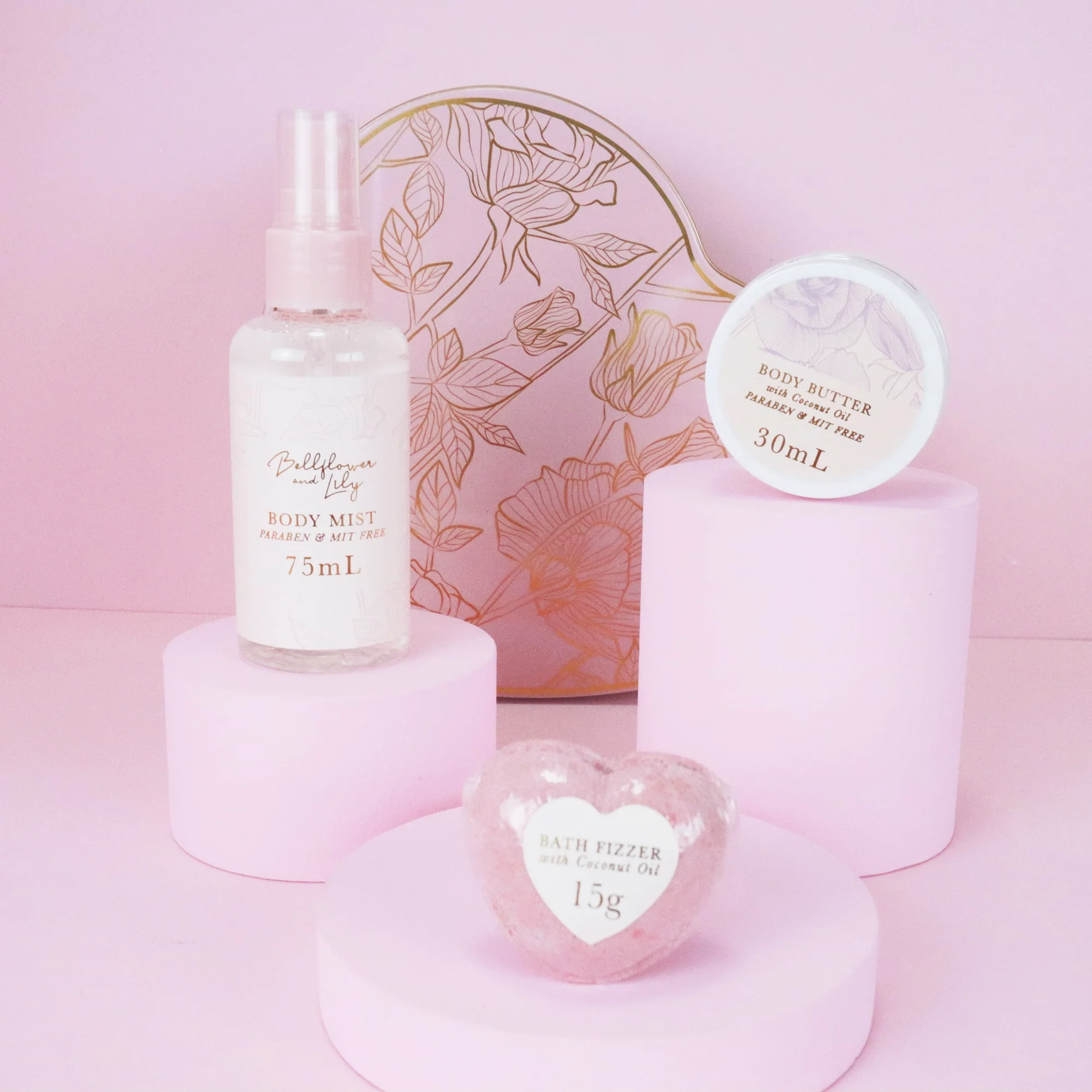 Custom Personal Care Home Hotel body mist Bath Spa Gift Set With bath fizzer  body butter bath set