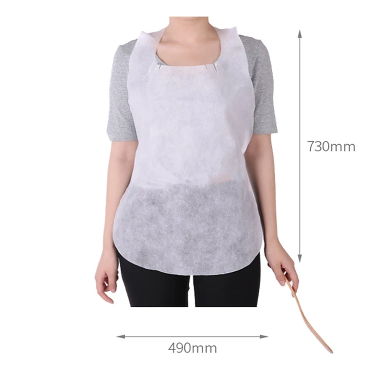 
Customized Disposable BBQ Lobster Custom Printed Non Woven Adult Disposable Bib for Restaurant 