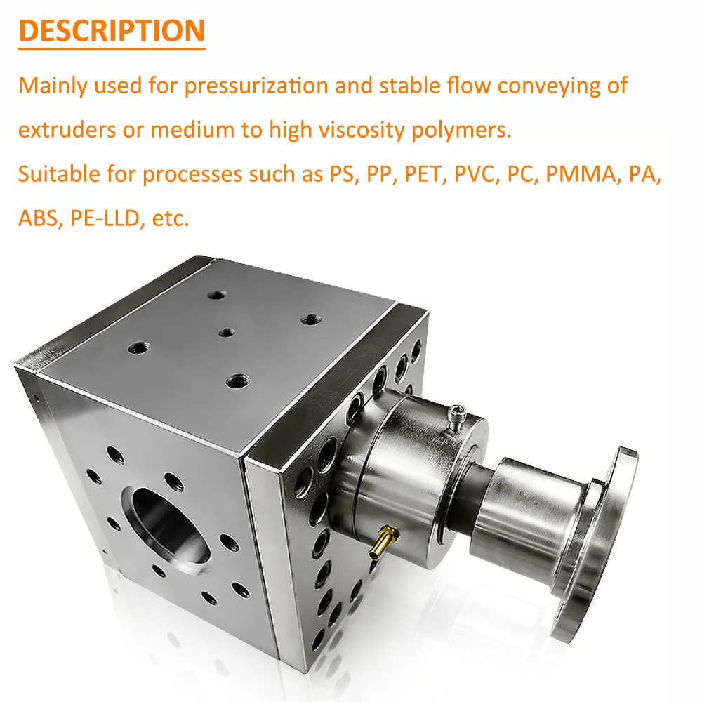 Shanghai Jishen Boosting Pressure Extrusion Melt Pump Chemical Dosing Melt Gear Pump