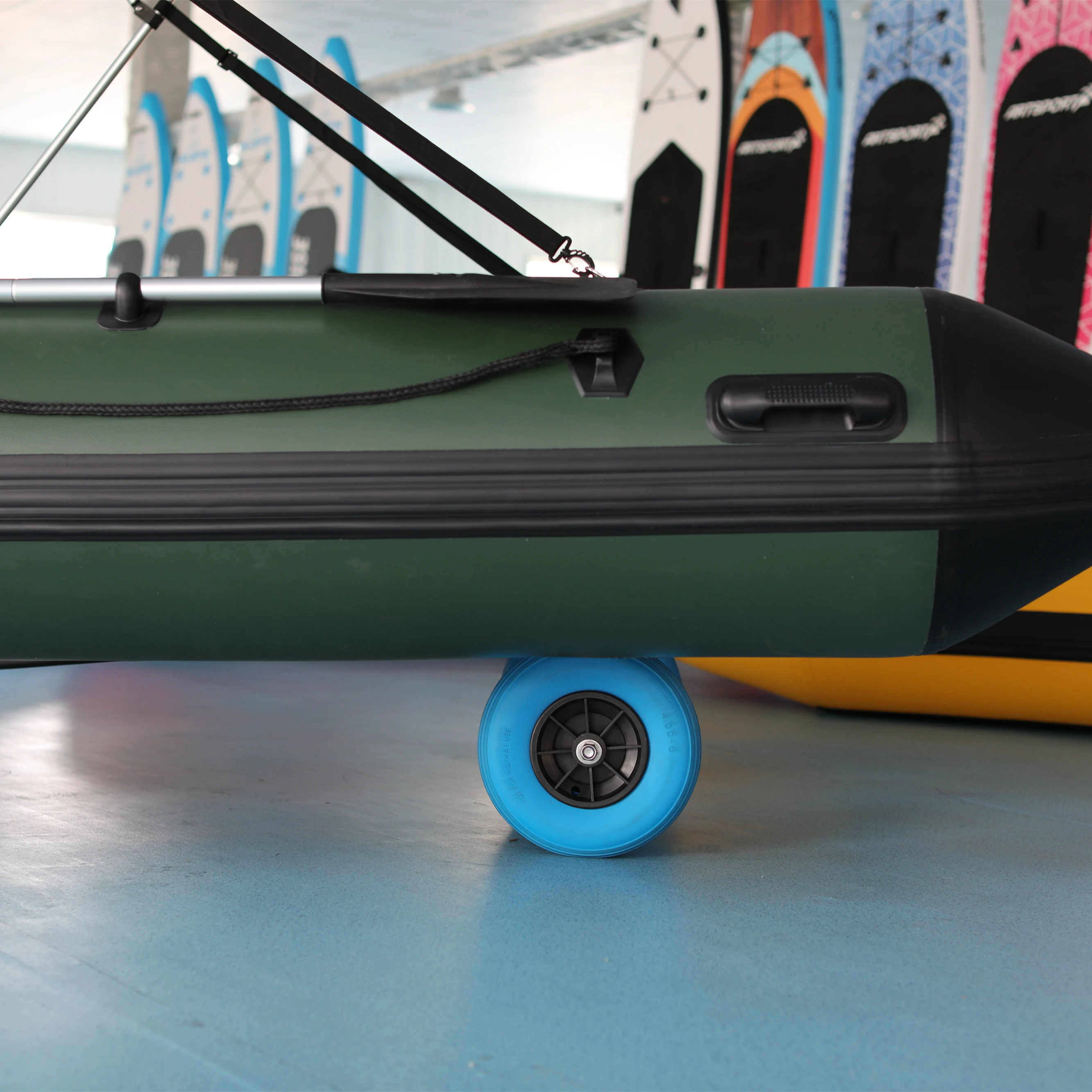 Хит продаж 380 Надувная складная гипалоновая лодка с подвесным мотором надувная из