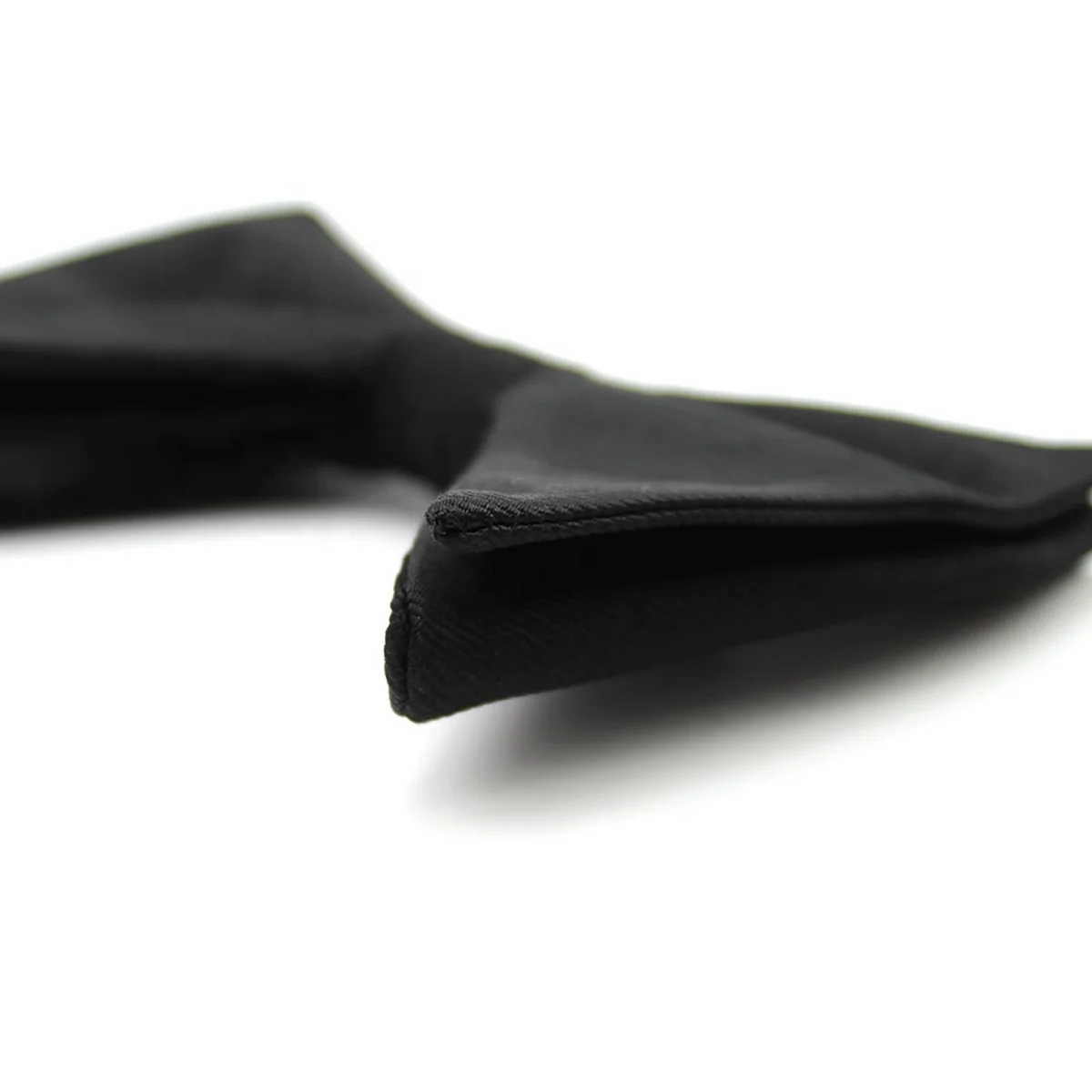 Noeud Papillon ручной работы роскошные чистого шелка с большим декоративным бантом партии Repp сплошной цвет черный Pretied Регулируемый больших размеров для мужчин есть большие галстуки