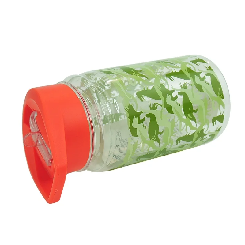 Plastic kids water bottle straw drinking children school bpa free kids drink school cute water bottle