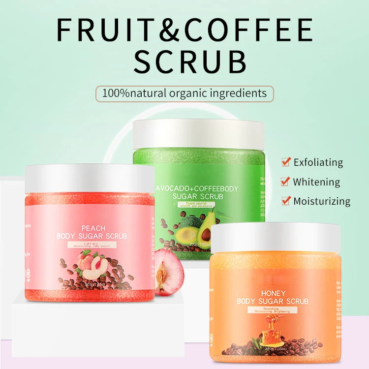 Fruit Avocado Private Label Organic Natural Vegan Whitening Exfoliating Face Body