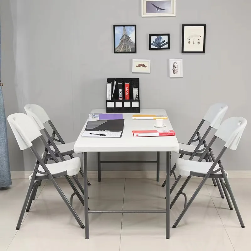 Наружные складные столы и стулья с портативными панелями HDPE