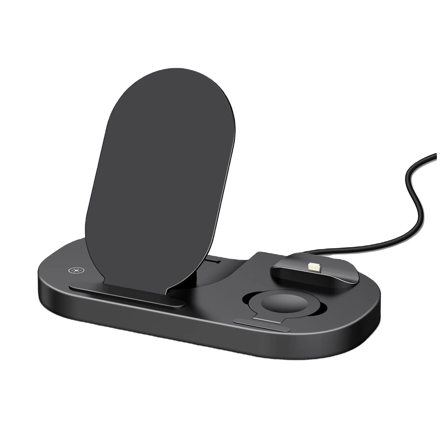 
Black Friday Wireless phone and watch charger station stand dock 3 in 1 charging Foldable Wireless charger 