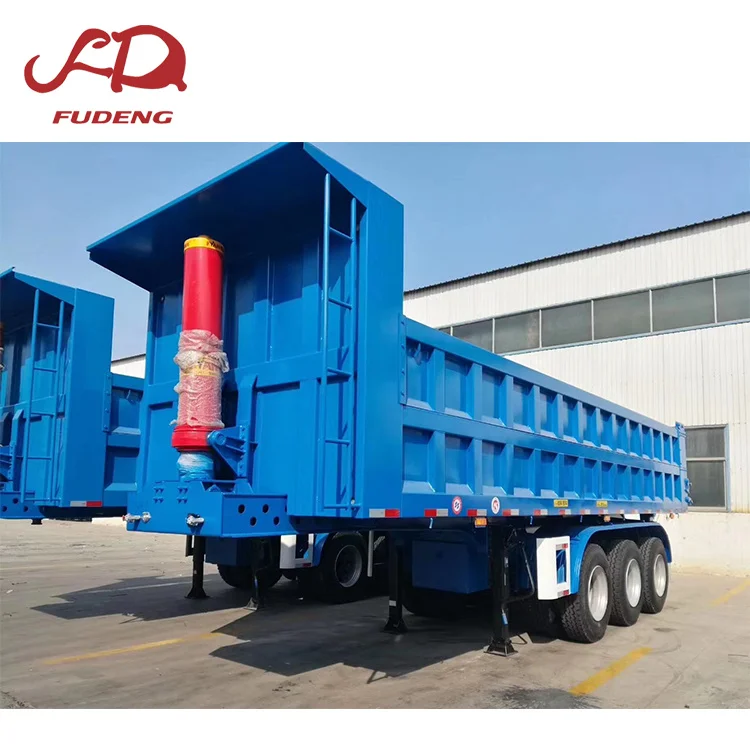 3 Axles Dump Tipper Semi Trailer 25 30 40 45 cbm  customized Tipper Trailer 40t 50t trailer for sale