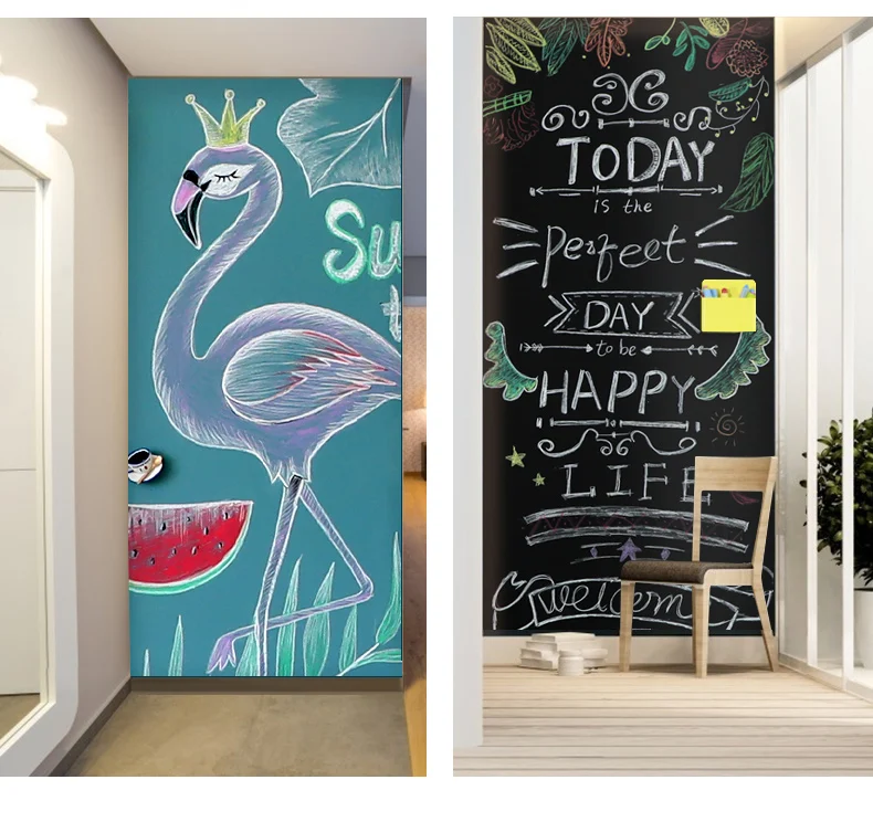 Amazon popular refrigerator magnet calendar black chalkboard weekly plan