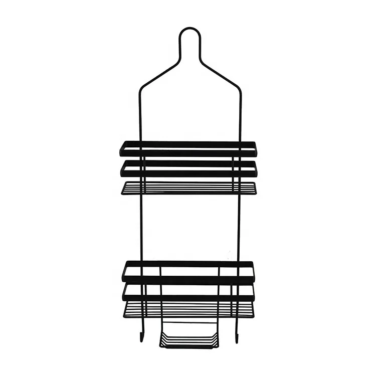 BX Group black wire metal stainless steel bathroom products shower shelf shower  caddy