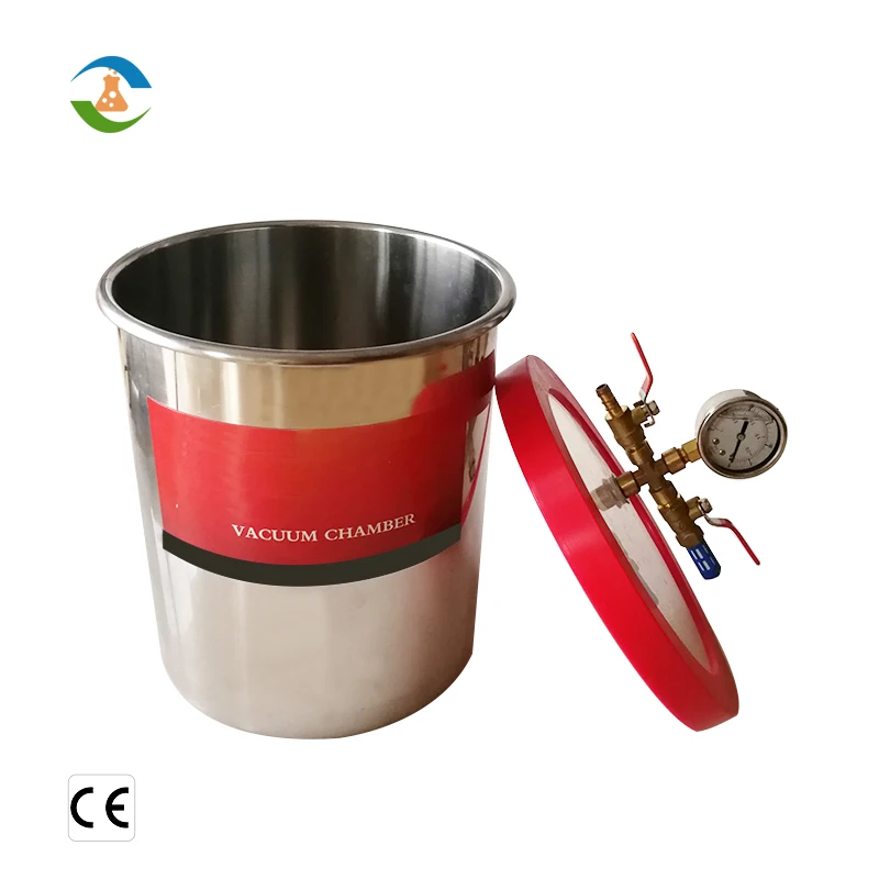 Vacuum Chamber with 5 Stage 220V Vacuum Pump