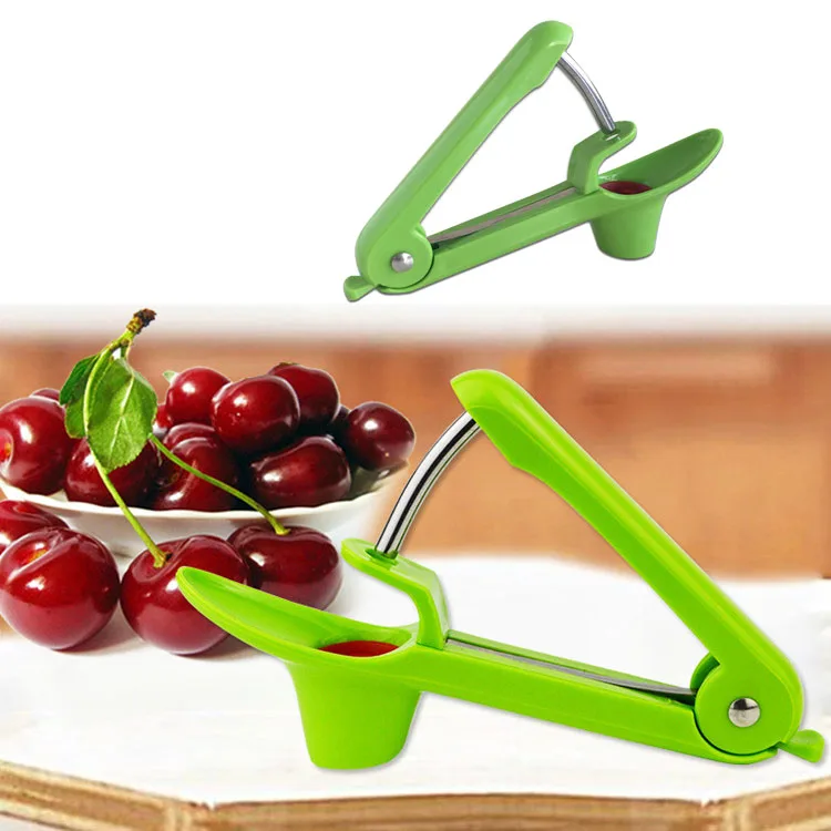 Wholesale Vegetable Cutters Kitchen Fruit Tools Stainless Steel Corers Cherry Pitter Manual Cherry Seeder For Fruit Olive