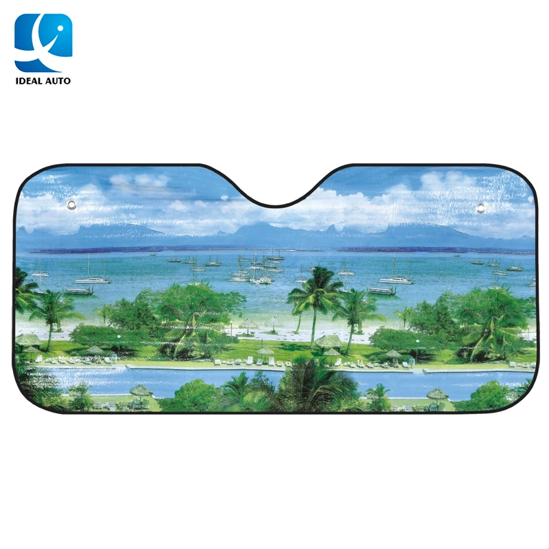 PE bubble customized design front car windshield sun shade