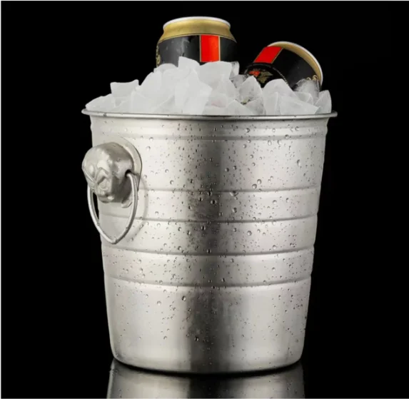 Home & Garden Kitchen & Tabletop Bar & Wine Buckets Beverage Tubs round & Oval Metal & Copper Bottle Coolers for Party Champagne