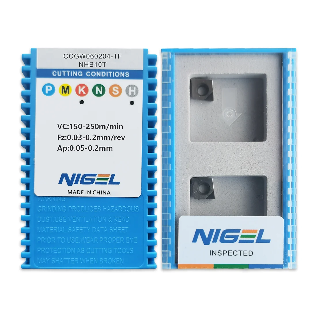 Nigel PCBN insert custom turning tool CCGW060204 cnc lathe CBN tip cutting tools high hardness tools for machine