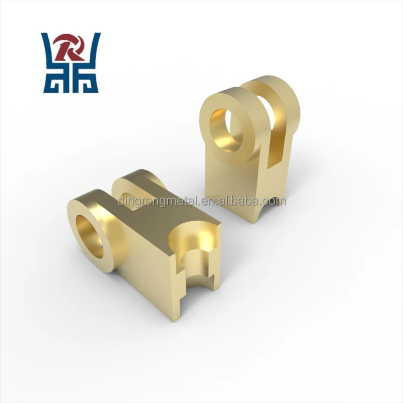 OEM Brass Milling Parts Custom High Precision CNC Milling Adaptor Shaft Good Quality CNC Prototype Service