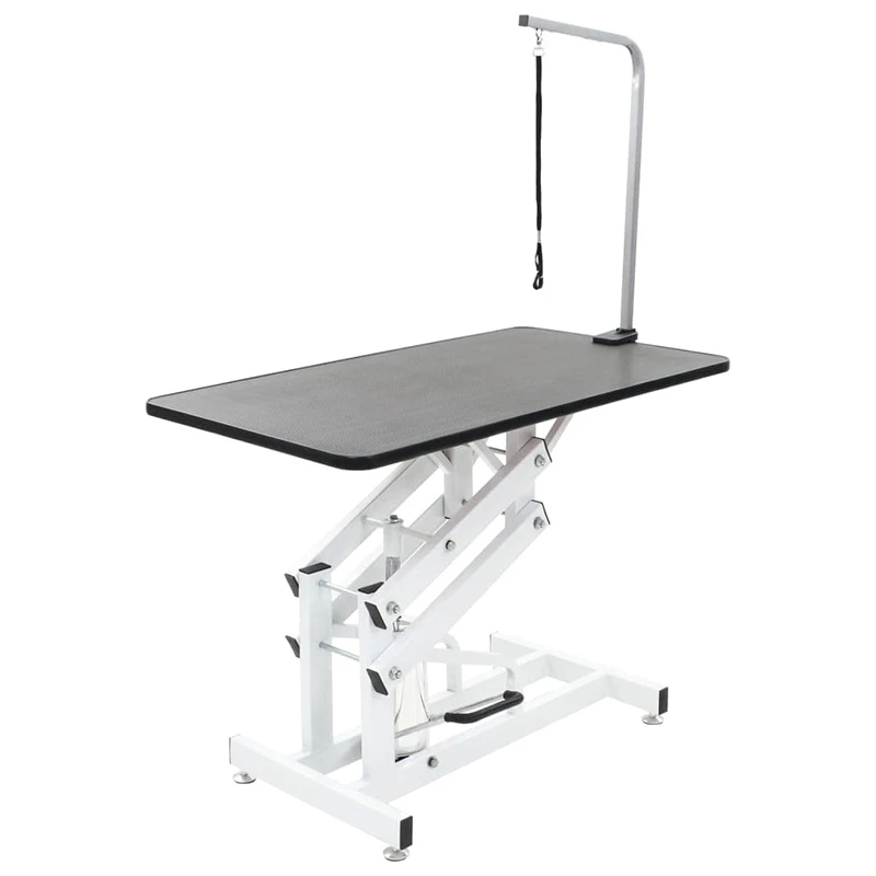 Promotional Hydraulic Pet Grooming Table PET SALON PRODUCTS Double Arm foot control Height Adjustable