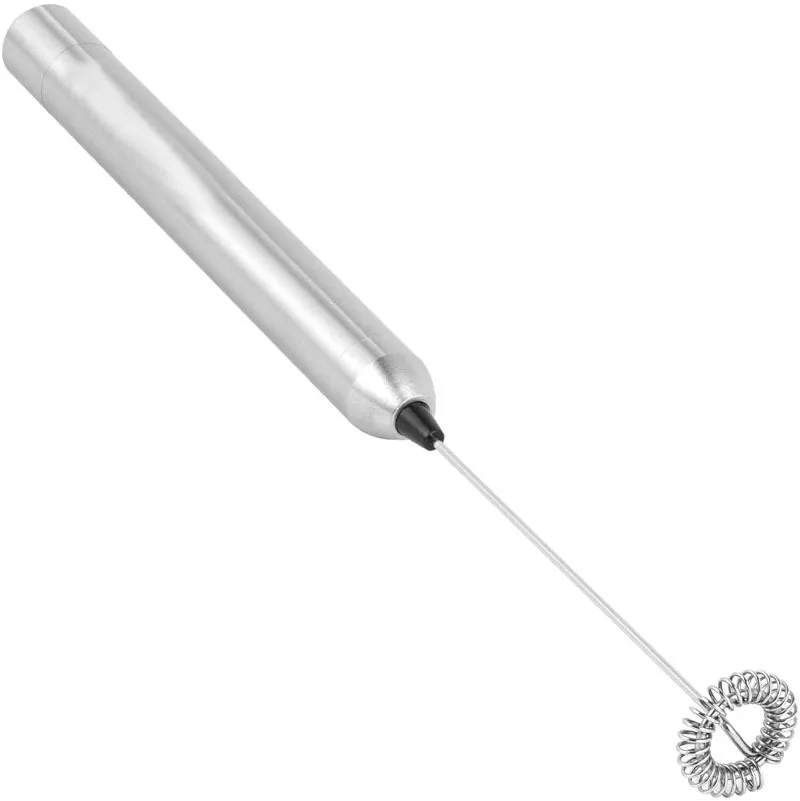 Manual Automatic Battery Powered Stainless Steel Electric Matcha Coffee Whisk Electric Milk Frother