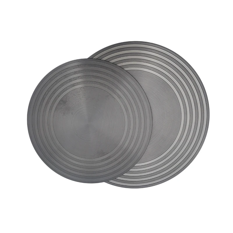Round Aluminum Meat Fast Defrost Thawing Tray Kitchen 2 in 1 Aluminum Plate Fast Heating for Stovetop