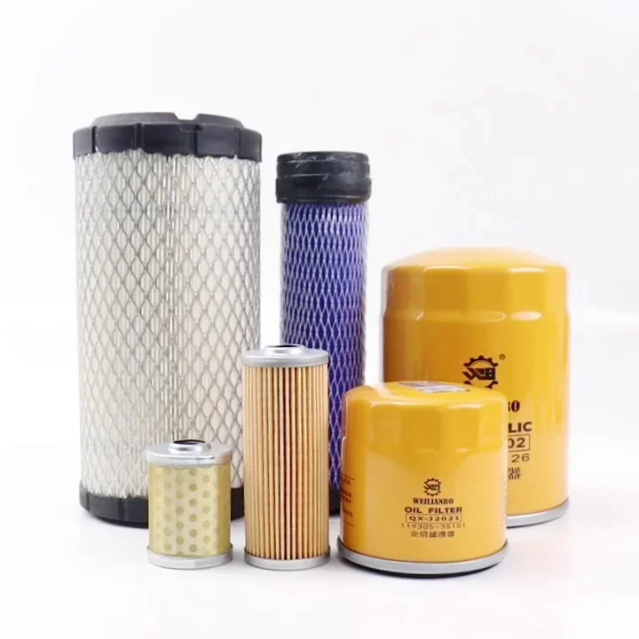 For YANMAR VIO15 17 Oil Diesel Hydraulic Oil Air Filter Micro Excavation Maintenance Parts excavator accessories Free shipping