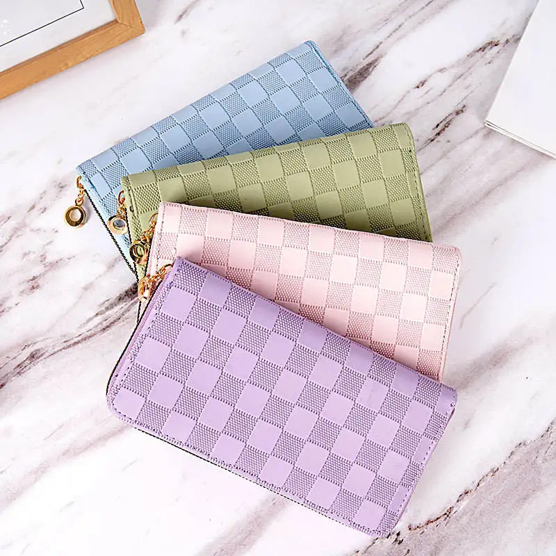 Hot Sale Product fashion trendy luxury wallets for women card holder designer cheap wholesale clutch purses