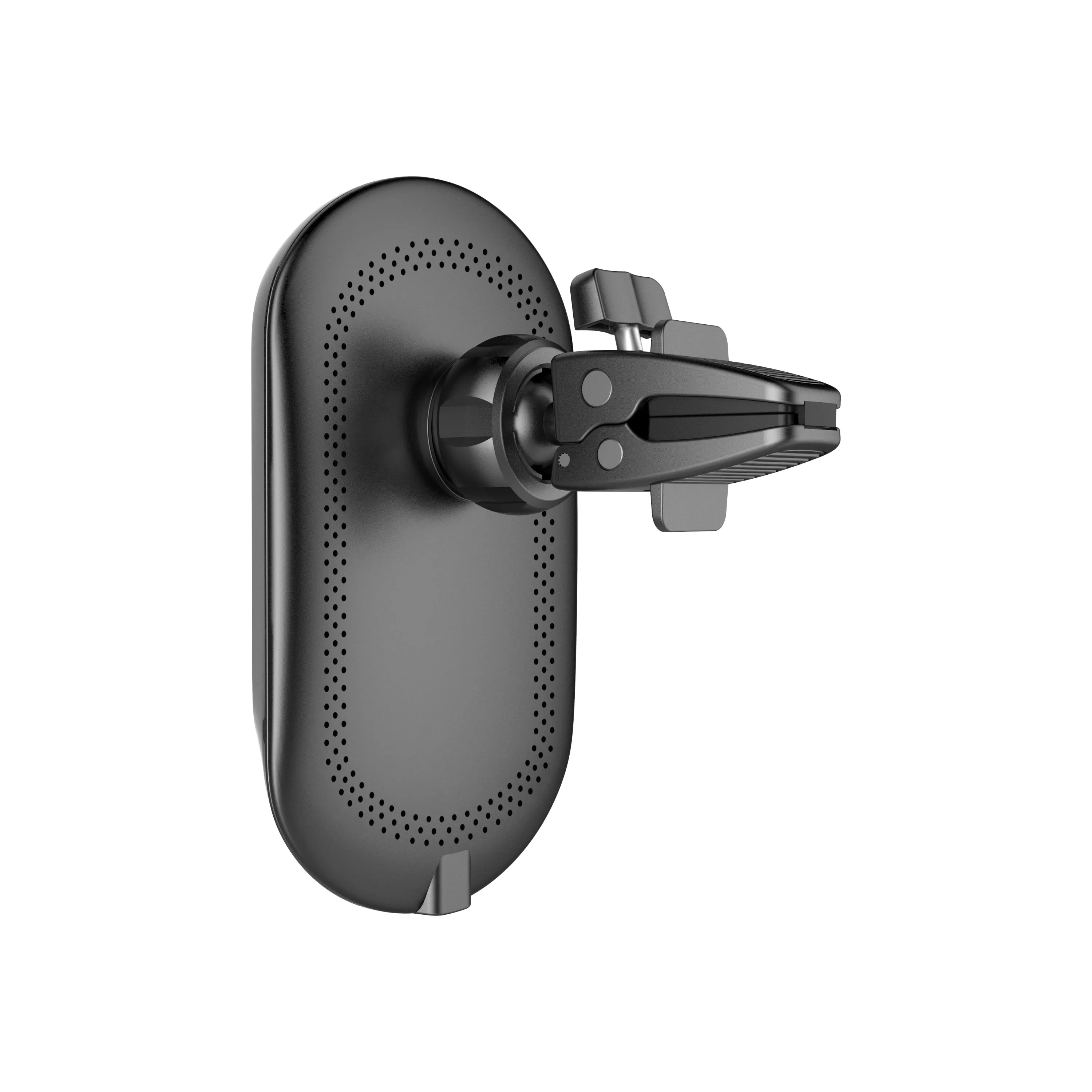 15W magsafe magnetic car mount holder wireless charging with breathing light suction power catch 1.5KG weight car phone holder