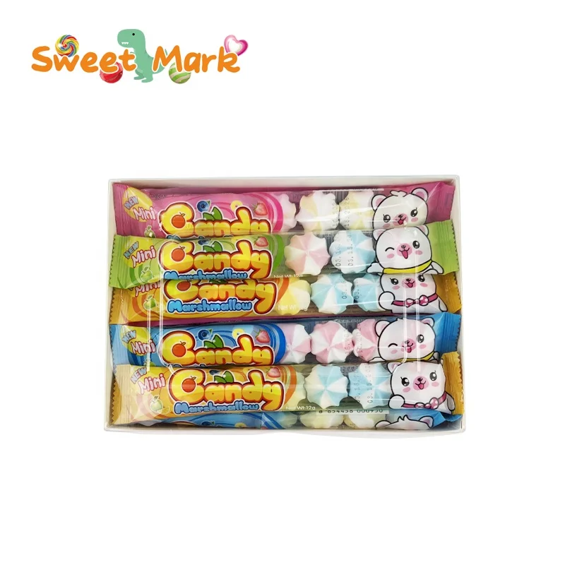 Marshmallow Candy Strawberry flavor filling halal Marshmallow