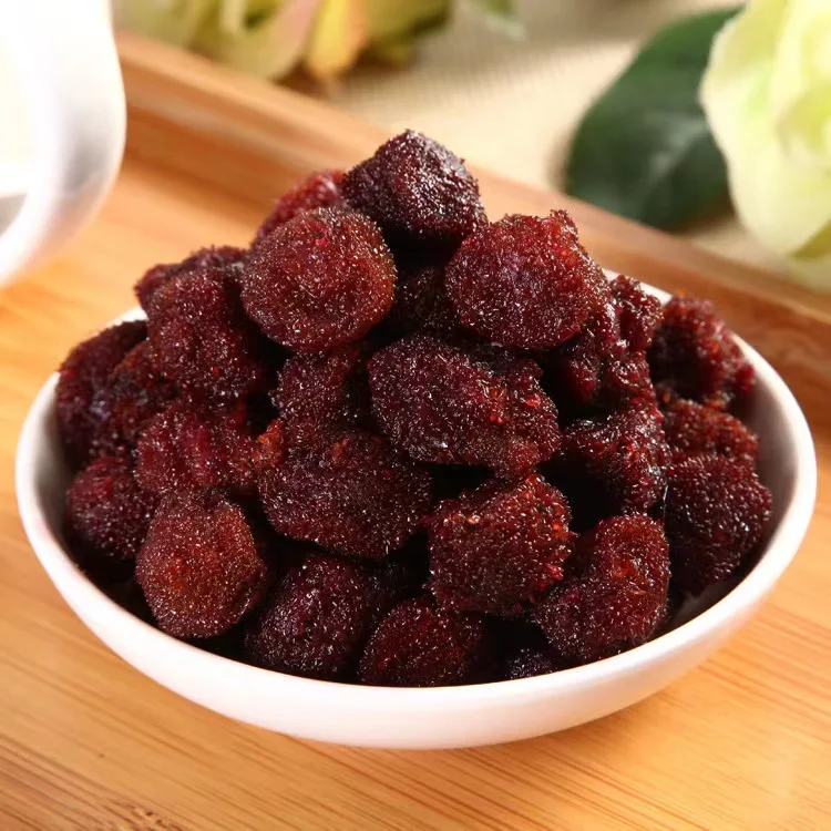 High-grade candied dried bayberry waxberry sweet and sour preserved fruit leisure snacks healthy dried bayberry