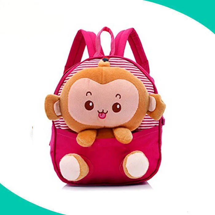 wholesale kids soft stuffed Children school bag custom plush teddy bear backpack