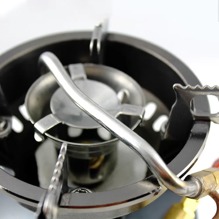 Portable Camp Refill Kitchenware Integroted Cooker With Two Burners Gas Oil Stove