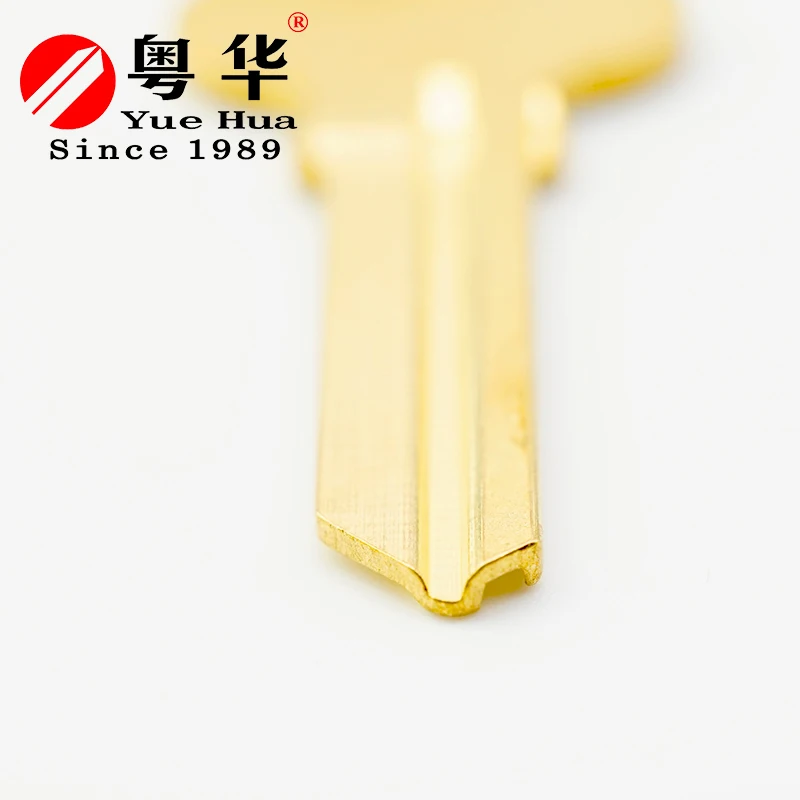 High quality security lock LW5 House Blank Key Blanks For Door Golden Color Door Lock Key Nickel Plated Brass For Key Duplicator
