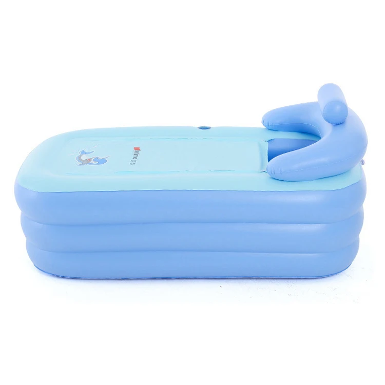 Foldable dual purpose pool inflatable  bathtub spa for Adult