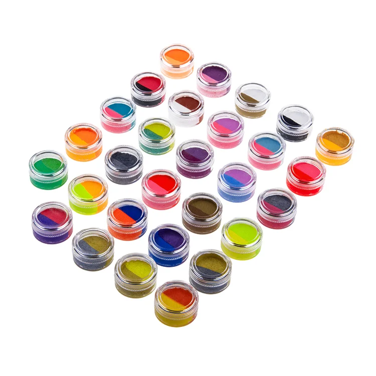 Professional UV Neon Water-Based Rainbow Face and Body Paint for Festivals and Parties