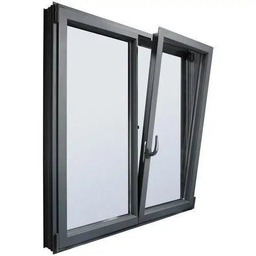 Diamond Mesh Screen Aluminum Tilt And Turn Windows High Airtight Pressing French Sliding Window Sliding Windows