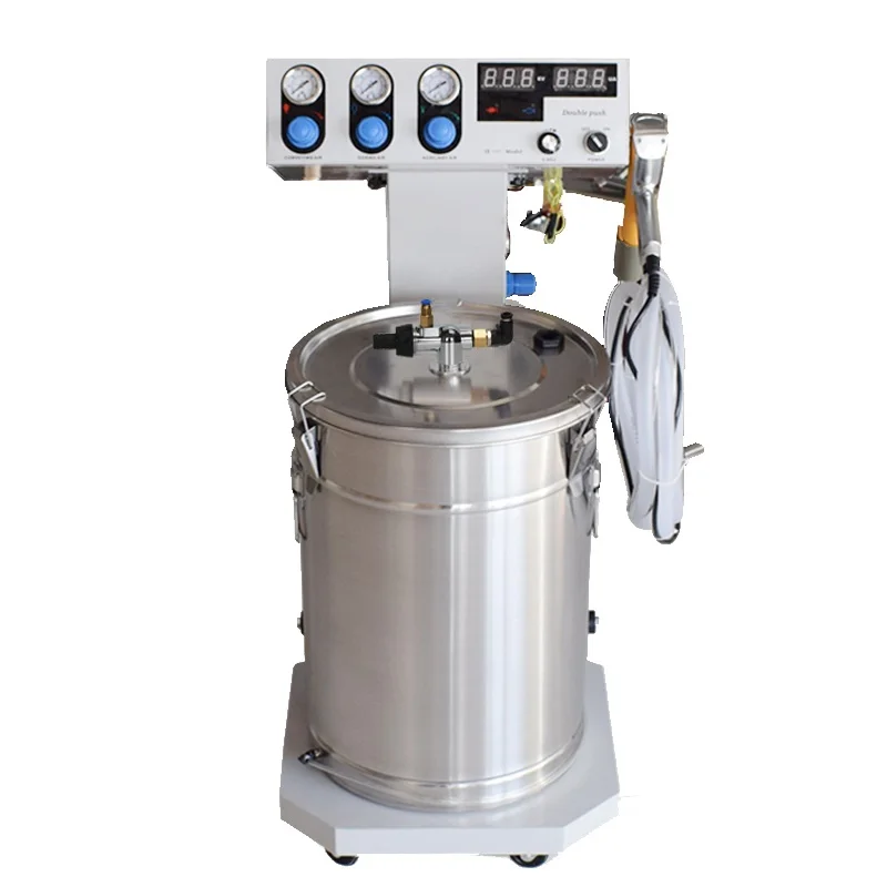 Double push type 2 model Automatic uniform powder spray perfect atomization effect coating printing machine