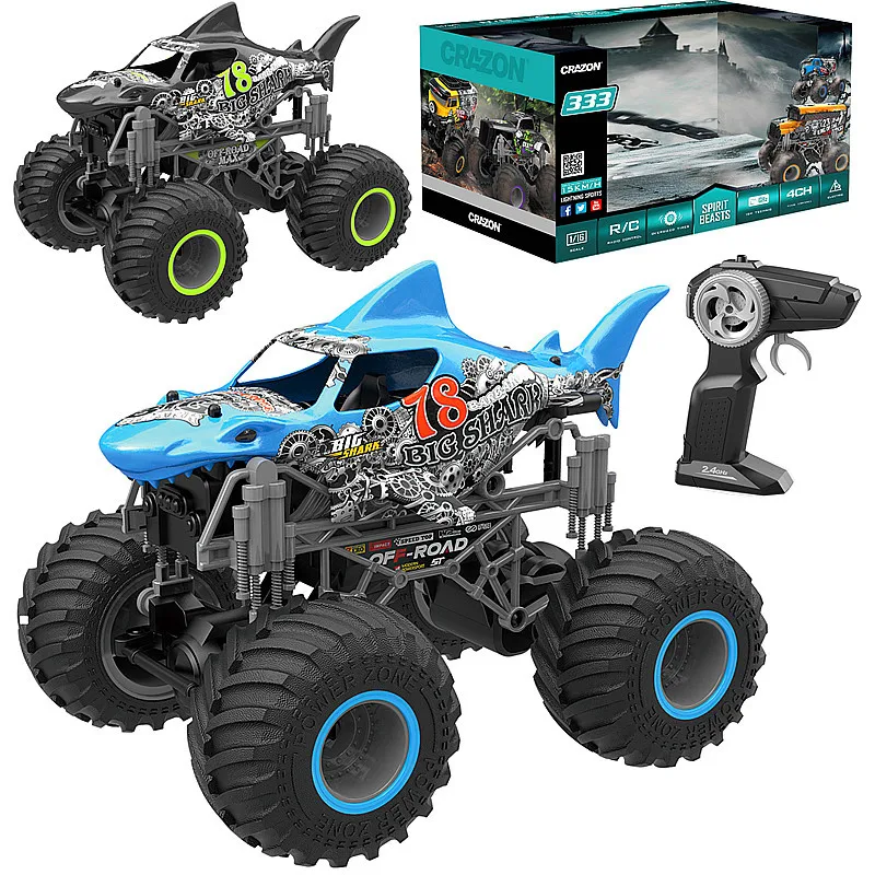 1: 16 RC Remote Control Toy Car 2.4G Remote Car Large Wheel Climbing four Wheel Drive RC Toy Car Christmas Gift