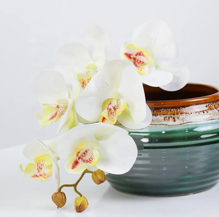 FC4004 Silk Artificial Orchid Wholesale Wedding Decor Flower Arrangement Orchids Artificial Flower