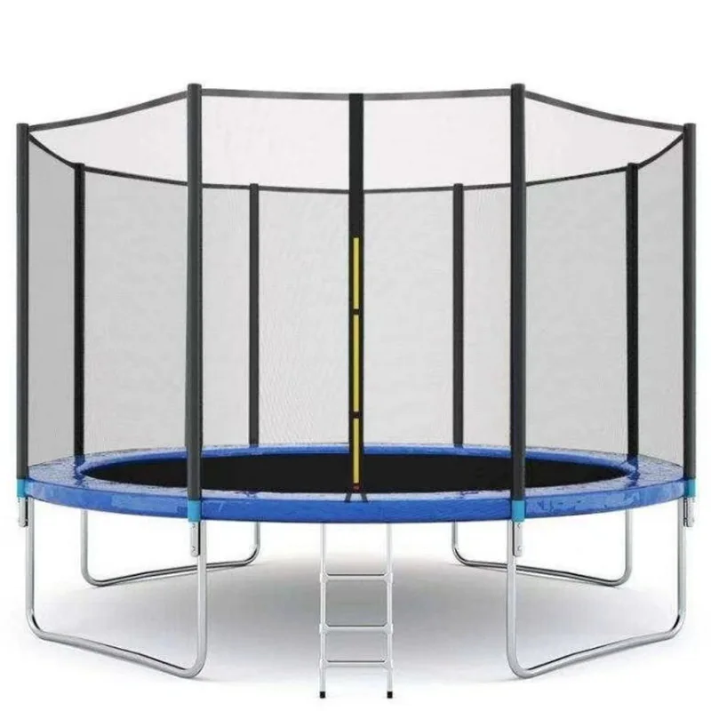 6 8 10 12 Ft Outdoor safety trampoline children adults High Quality Trampoline Portable kids bouncy bed With protective net