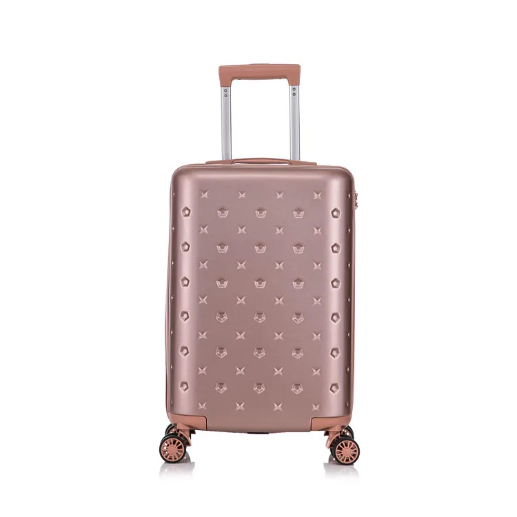 Fashion multifunctional suitcase new luggage trolley complete sets PP luggage sets