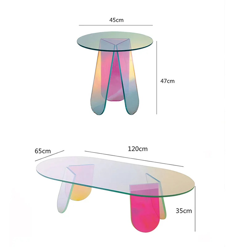 Декоративный кофейный столик Lucite для использования в гостиницах акриловая мебель на (1600101146656)