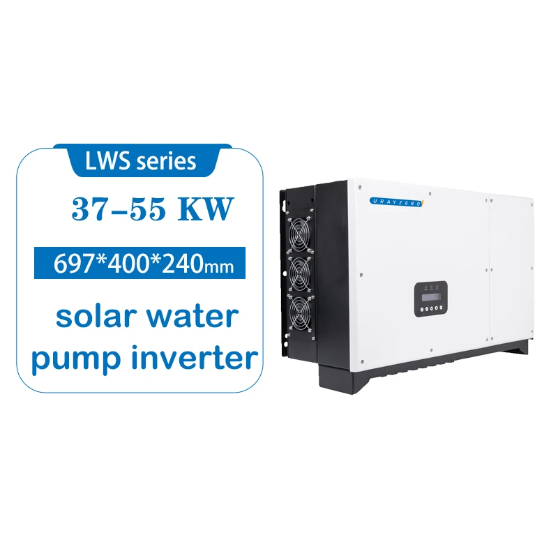 Good Selling Urayzero 37-55kw Solar Water Pump Inverter Hybrid Solar Inverter without grid power