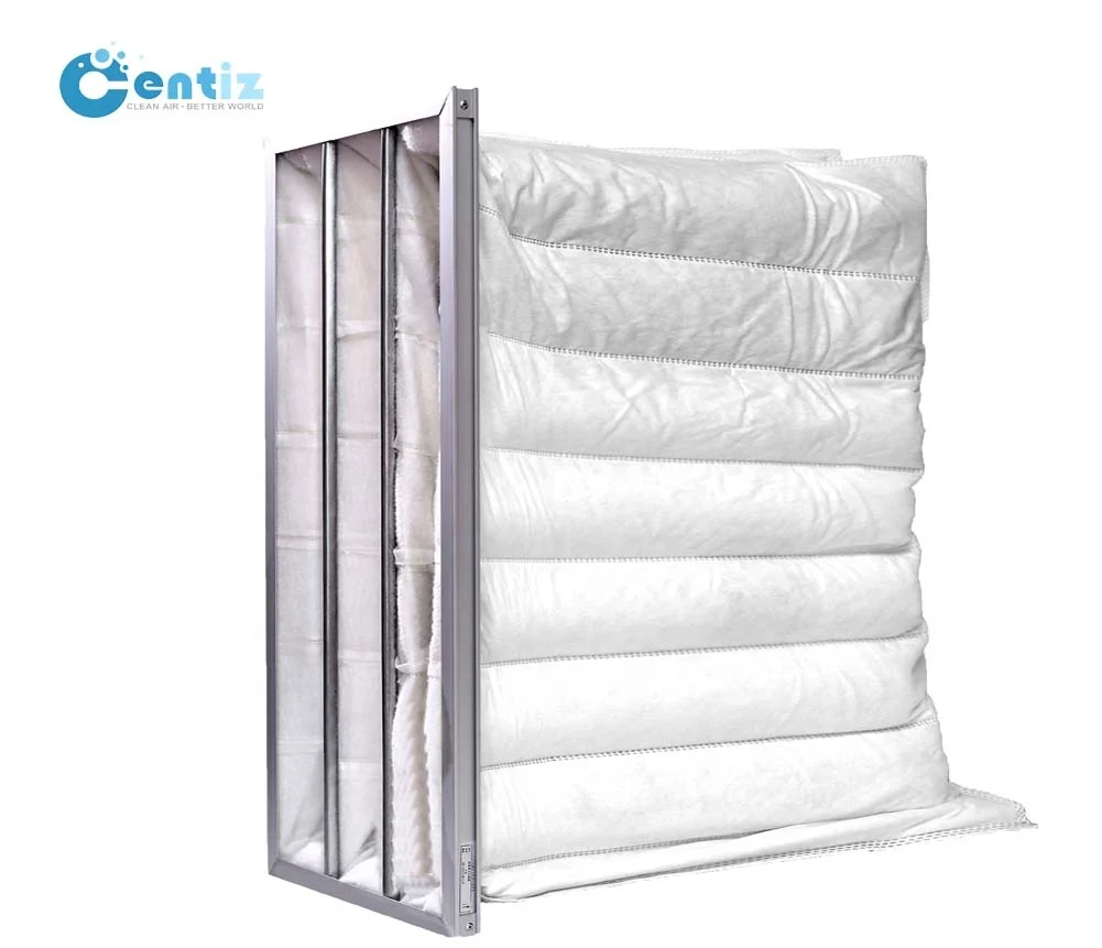 
Bag Filter with Metal Frame Pre-filtration of Large Air Compressor 