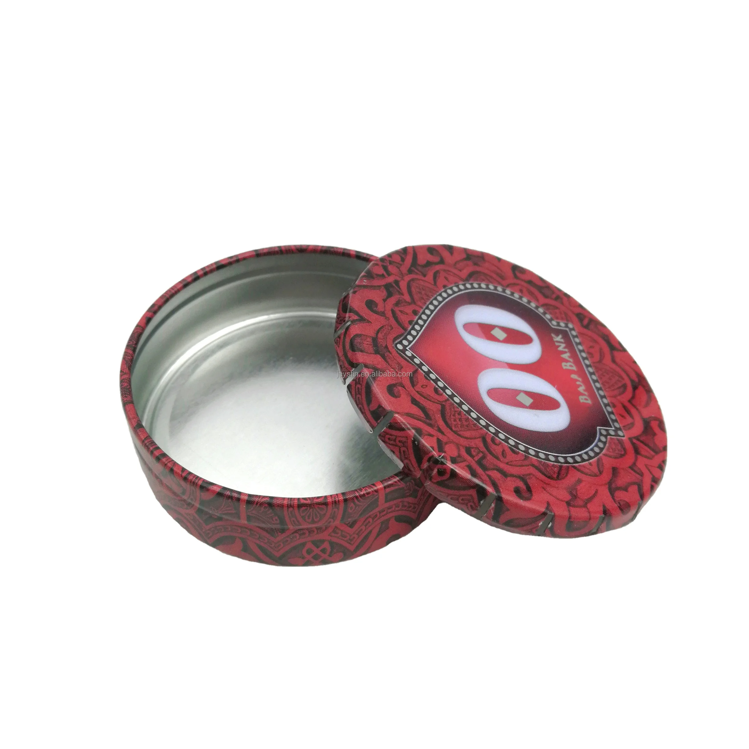 small and exquisite metal packaging click clack tins custom click tin mint candy click clack tin can
