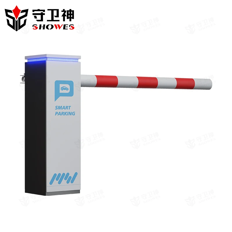 2024 Hot Sale Traffic Barrier Speed Adjustable Parking Lot Gate Barrier DC24V Brushless Motor Automatic Boom Barrier Gate